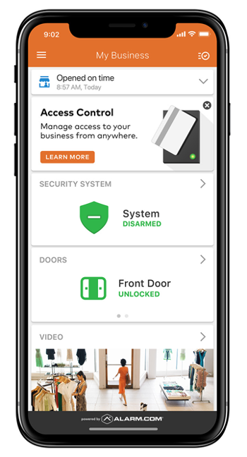 The mobile app from Safelink Security Systems OKC will allow you to control your commercial security system form your phone