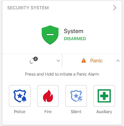 Panic buttons from Safelink Security Systems OKC come in 3 types, a fixed emergency button, medical button, & a phone app.