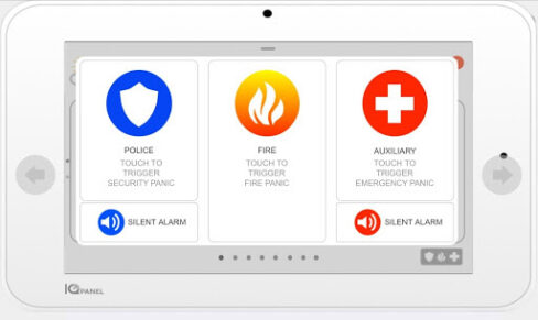 A wireless panic button can quickly alert police, fire, & medical personnel to an emergency with the touch of one button.