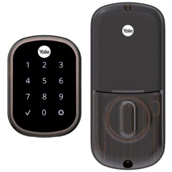 Yale assure smart lock in Venetian Bronze to help protect your home sold by Safelink Security Systems OKC & Edmond.