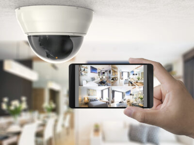 Home Security Camera and video feed on phone